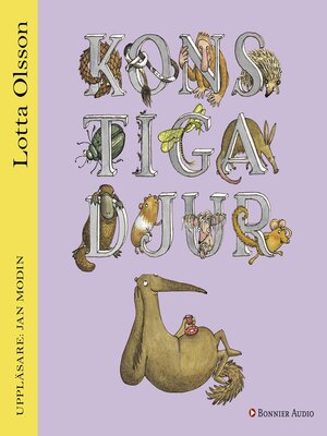 cover image of Konstiga djur